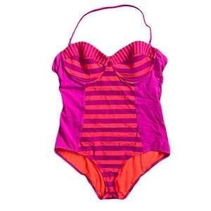 Hurley One-Piece Swimsuit with Removable Halter Strap - size Large